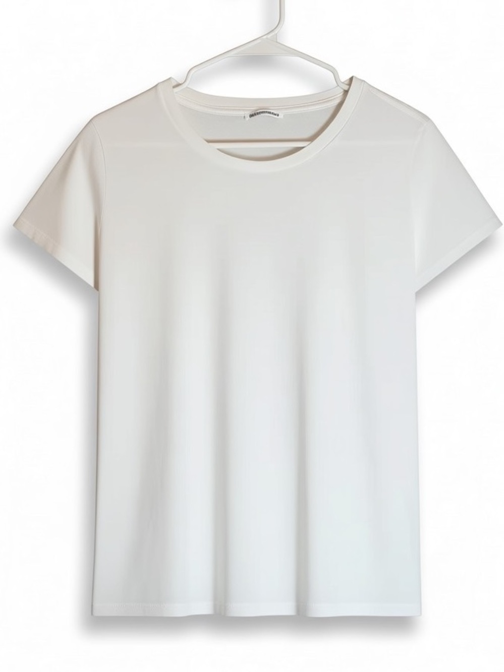 Reformation Organic Cotton White Crew Neck Tee XL
